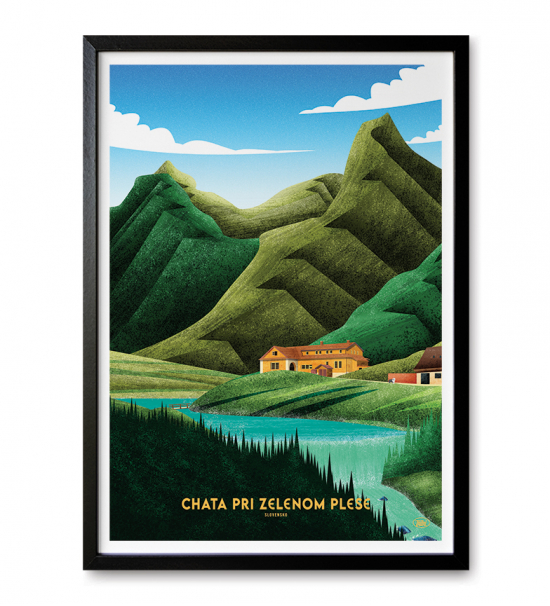 Obrázek pro Poster Chata pri Zelenom plese