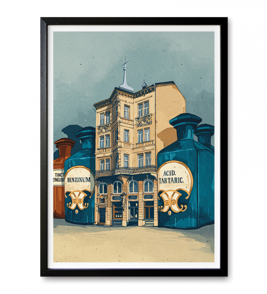 Obrázek pro Poster Lekáreň u Salvatora