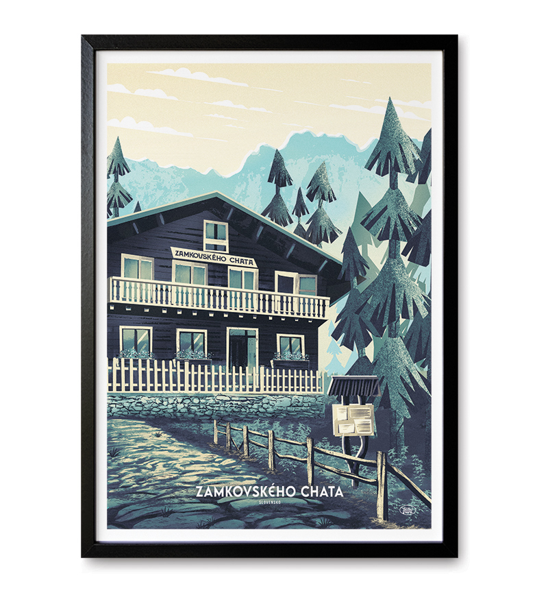 Obrázek pro Poster Zamkovského chata